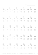 Simplify by 7 Problem Set U Report Template