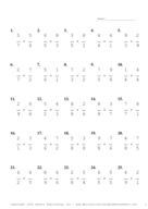 Single Digit Fraction Problem Set BU Report Template