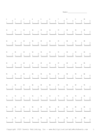 Single Digit Problem Set B Report Template