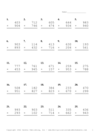 Triple Digits Problem Set AE Report Template