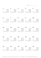 Triple Digits Problem Set AF Report Template