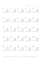 Triple Digits Problem Set AN Report Template