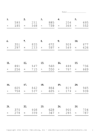 Triple Digits Problem Set AQ Report Template