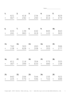 Triple Digits Problem Set C Report Template