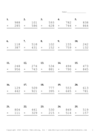 Triple Digits Problem Set F Report Template