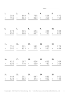 Triple Digits Problem Set I Report Template