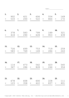 Triple Digits Problem Set K Report Template