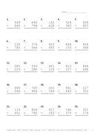 Triple Digits Problem Set L Report Template