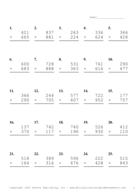 Triple Digits Problem Set S Report Template