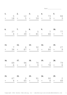 Two by One Digit Problem Set Y Report Template